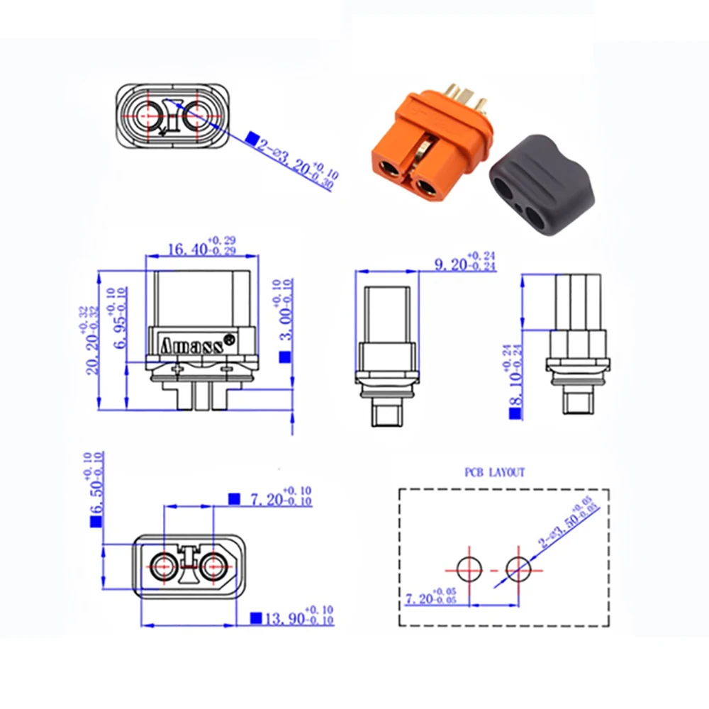 Hot XT60I XT60IPW XT60I-PW Male XT60-I Female 2+1 Connector Signal Pin Plug For RC Lipo Battery Charger Controller Motor Parts