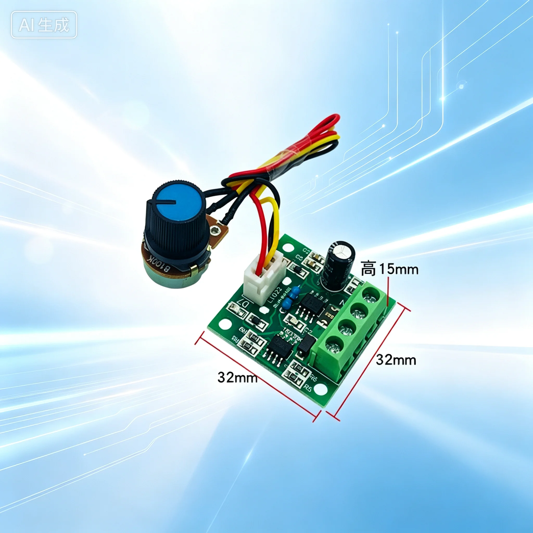 Adjustable for PWM DC Motor Speed Controller 1.8V-12V 2A Driver Switch  5pcs