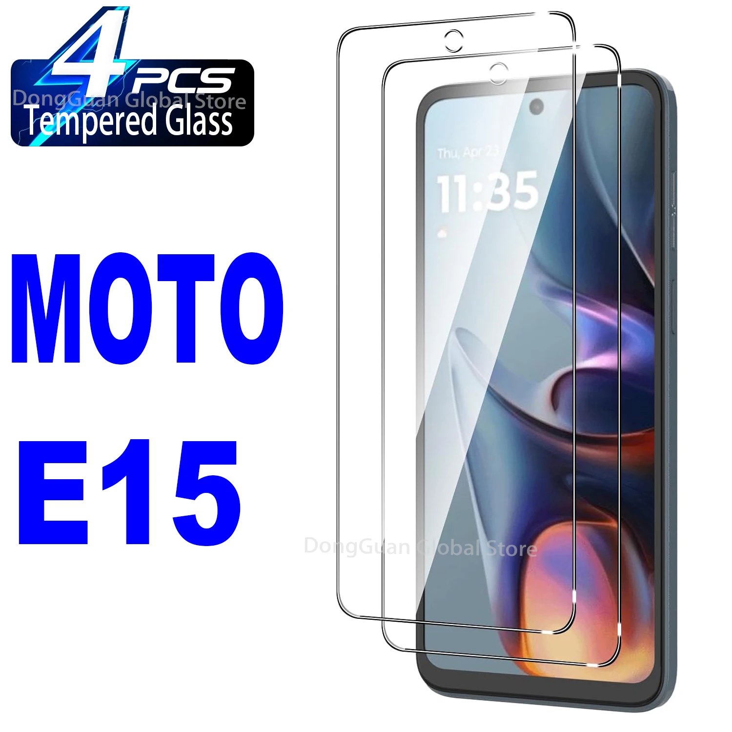 

For Motorola MOTO E15 Tempered Glass Screen Protector Glass Film