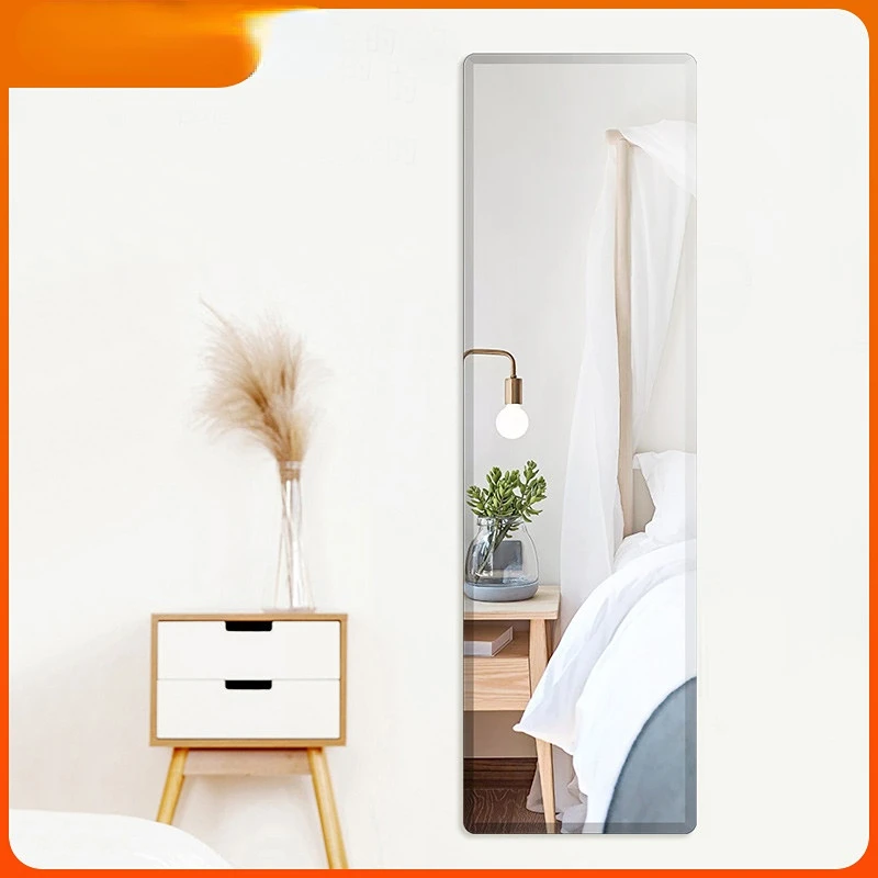 

Bedroom Frameless Simple Dormitory Students Wall-Mounted Rental House Full Body Mirror