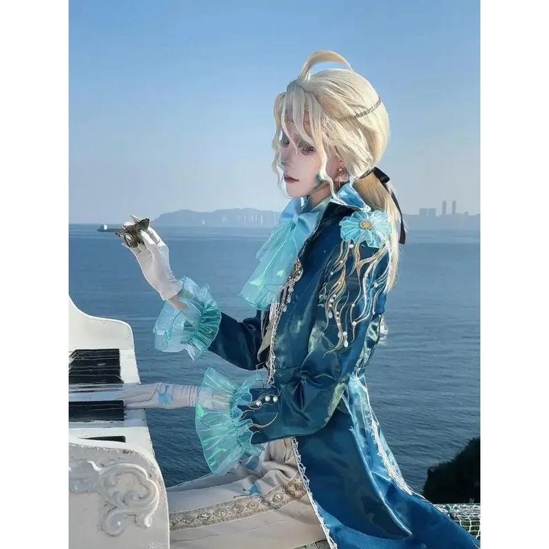 مجموعة أزياء CyIdentity V التأثيرية الملحن Cos Ghost Sail مجموعة ملابس تنكرية جديدة للبشرة للفتيات والنساء ملابس الهالوين للبالغين #2