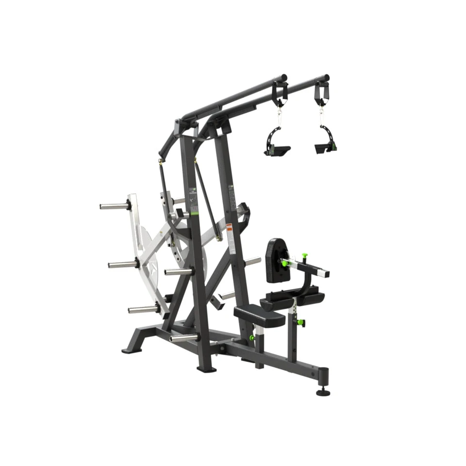 

Commercial Plate Loaded Strength Training Gym Equipment ISO-Lateral Seated Lat High Pulldown Machine for Back Exercise