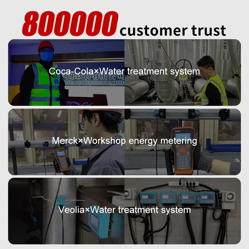 

Зажим 2026 на ПВХ Dn50, горизонтальный расходомер для жидкости, каустической газировки, ультразвуковой расходомер с цифровым дисплеем