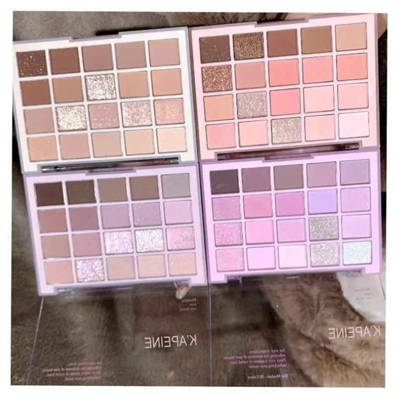 Paleta de sombras de ojos de 20 colores, maquillaje mate, brillo, sombra de ojos nacarada, paletas de sombra acrílicas impermeables, cosméticos, 2024