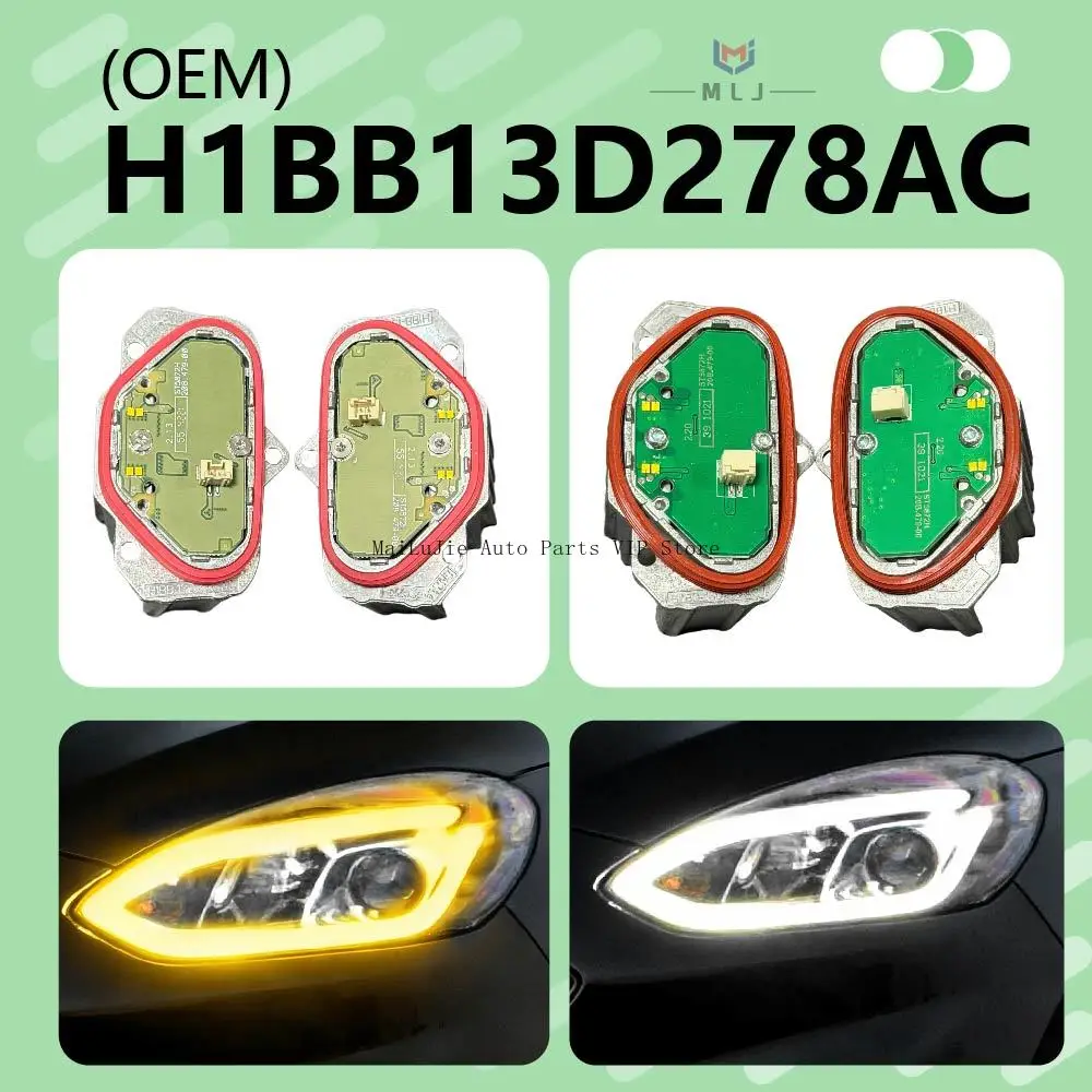 

OEM H1BB13D278AC для Ford Focus PUMA светодиодные фары модуль дневных ходовых огней драйвер желтый/белый модуль балласта