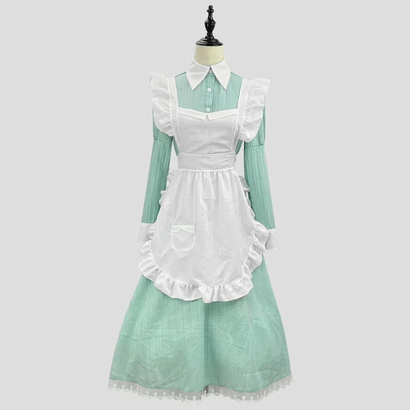 Girl Lolita Dress Sweet Japanese Women Lolita Maid Dress Bow Tie Harajuku Girl Hotsweet Maid Mini Dress Y2k Anime Maiden