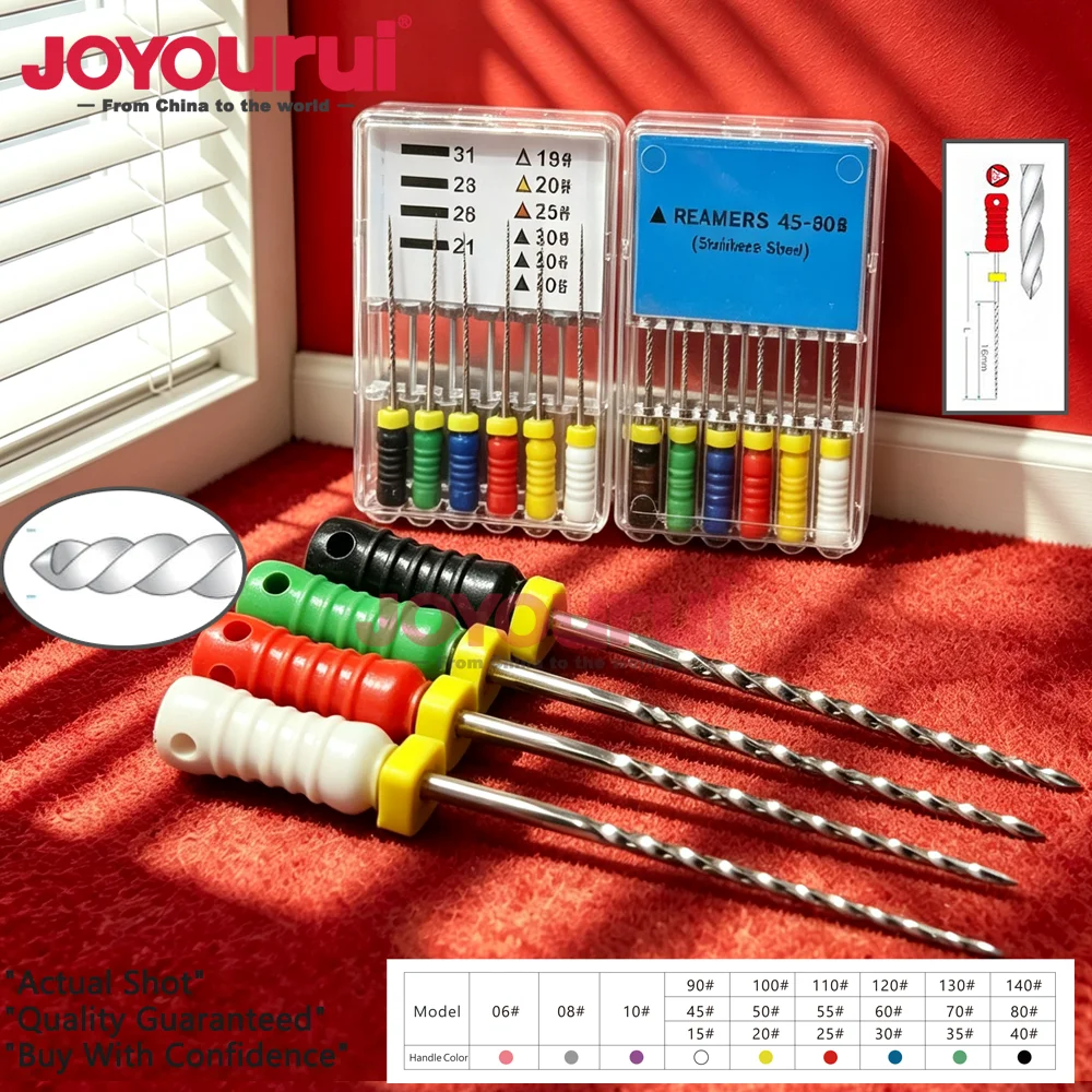 06# Dental Reamers R-File 25mm #15-40 Hand Use files 15-40#Endodontic Instruments  H/K/R/C+File Dentist Tools Root Cancel Needle
