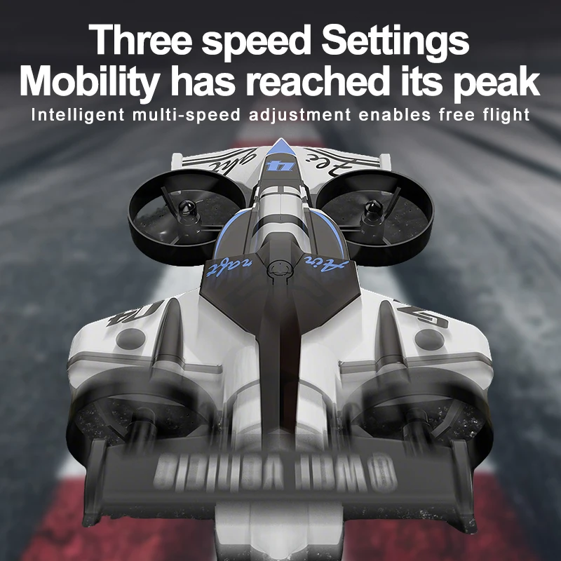 CZ04 2 in 1 RC Quadcopter Drone & RC Drift Car Land Air Dual Mode 2.4G Remote Control 360° Rotation Headless Electric Toy