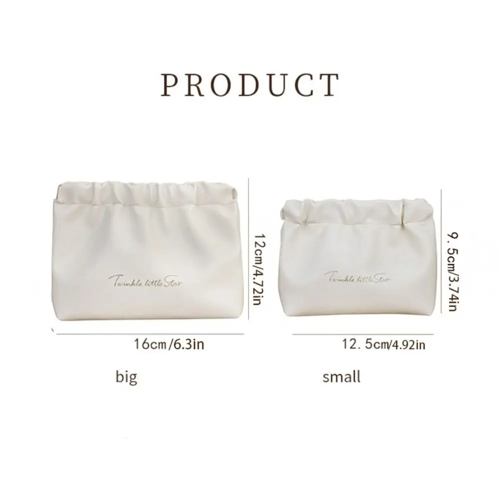 Makeup Bag Mini Cosmetic Bag Storage Bag Travel Supplies Coin Purse Automatic Closed Self-closing Coin Bags Change Storage