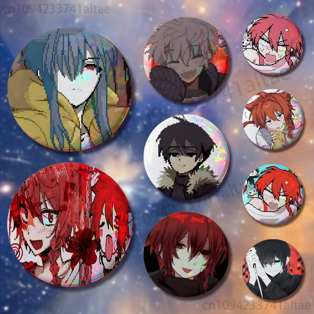 Game Z-Zeno Remake Badges 75mm 58mm 44mm 32mm 25mm Brooch Backpack Hat Enamel Pins Accessories Toys Gifts