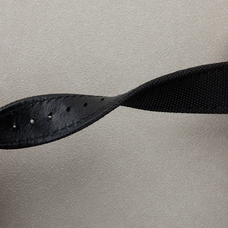 Универсальный черный нейлоновый кожаный ремешок высокой плотности, 20 мм, 21 мм, 22 мм, ремешок для часов, раскладывающаяся застежка для ремешка Tudor IWC