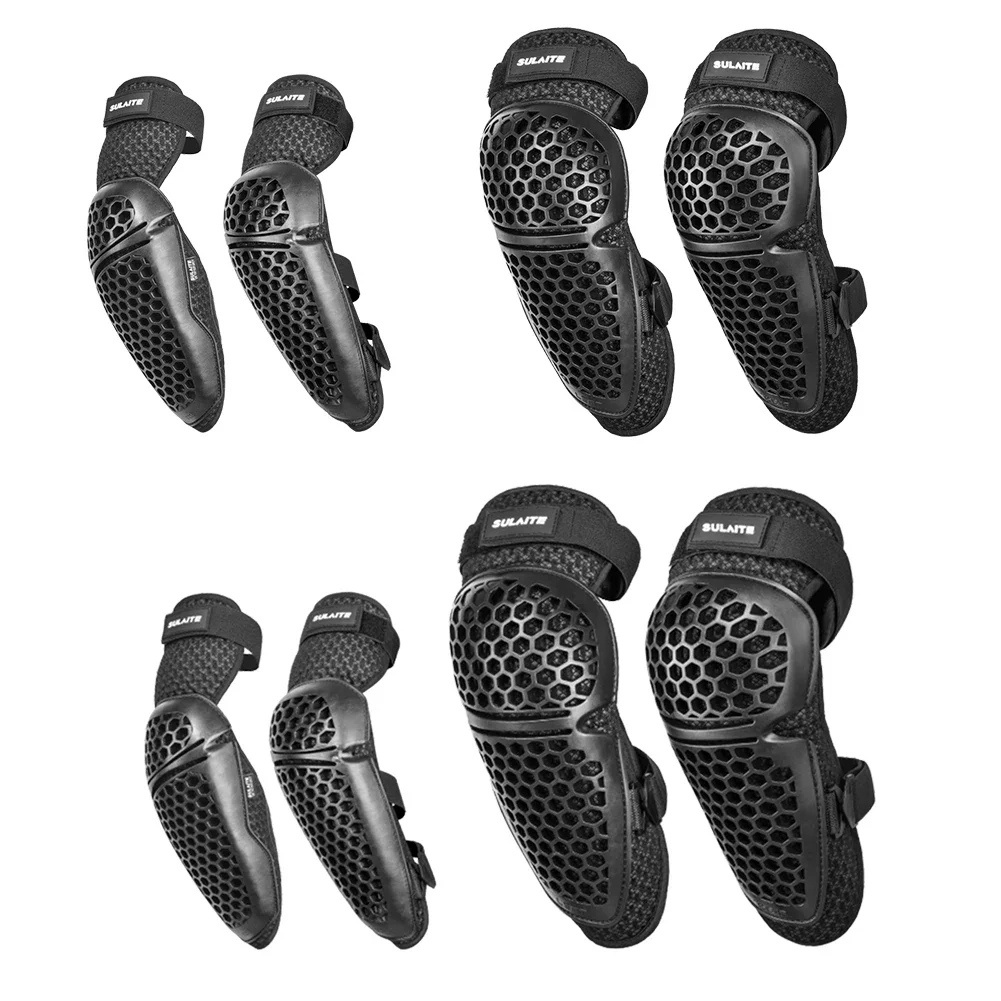 Kreuz schutz bequeme Motorrad Ellbogens chutz Mesh Sport Knies chützer atmungsaktive Ownhill Knies