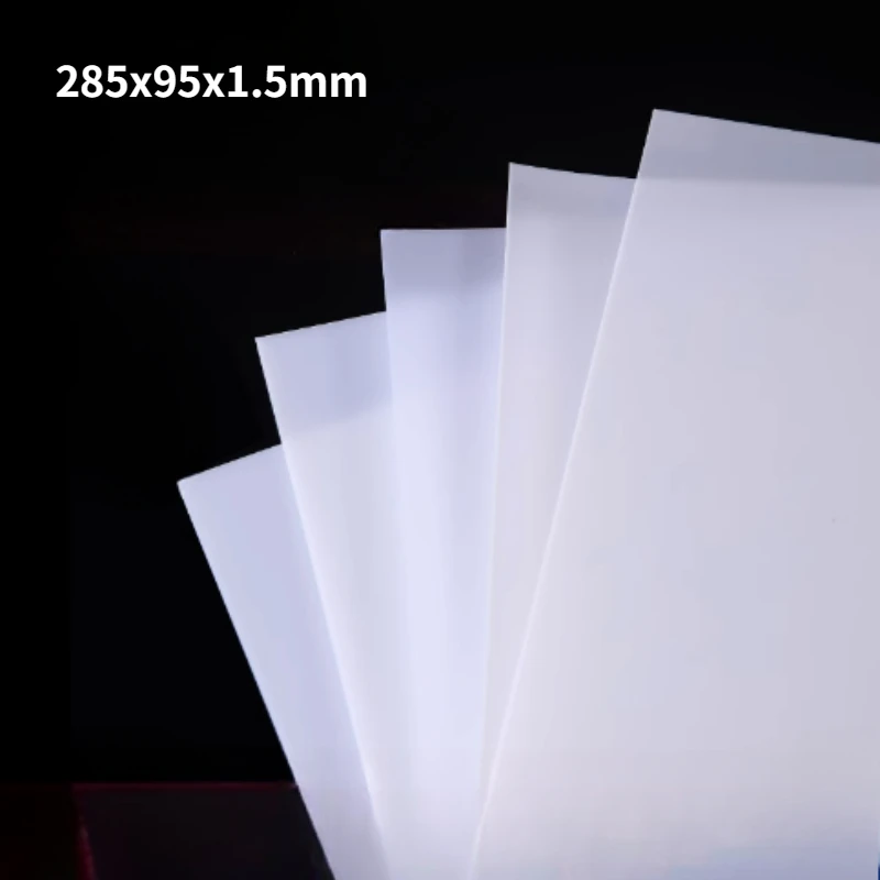 1pcs PP Semi Transparent Double-sided Frosted Plastic Film DIY Model Material Processing Accessory Thickness 1.5mm