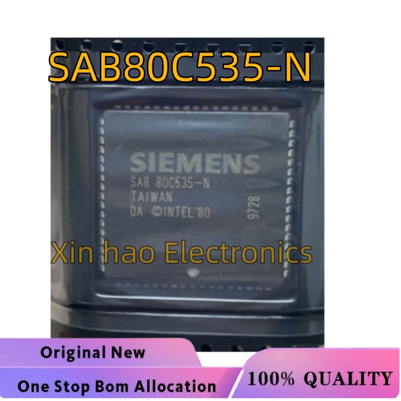 1 قطعة/الوحدة جديد الأصلي SAB80C535-N SAB80C535 SAB 80C535-N 80C535 PLCC-68 رقائق