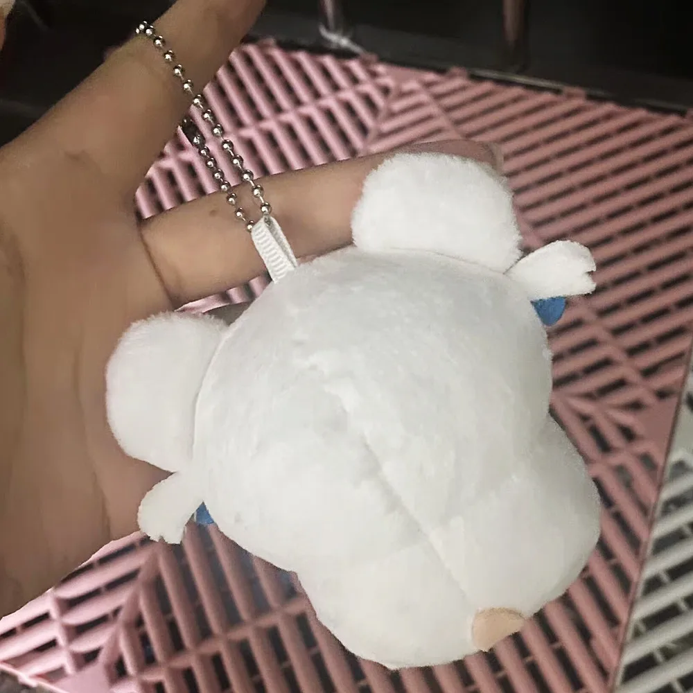 Cute Hamtaro Bijou Mascot Mascot Plush Keychains Keyring Women Bag Keyholder Pendant Key Chain Kids Toys Dolls Gifts 10cm