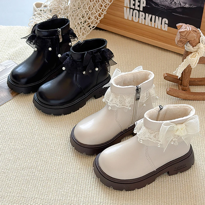 

Зимние ботинки из искусственного меха для девочек, трендовые модные зимние ботинки из искусственной кожи для девочек, ранние зимние теплые ботинки для девочек-подростков, хлопковая обувь