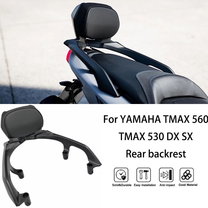 

MTKRACING For YAMAHA TMAX530 DX SX 2017-2019 TMAX560 2020-2021 Motorcycle passenger seat backrest