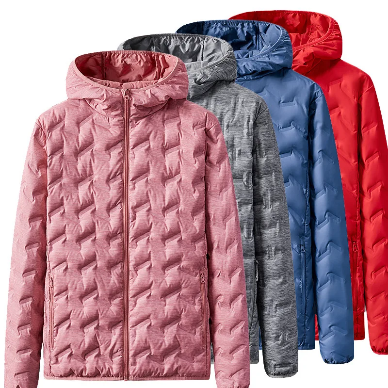 

Outdoor Men's & Women's Thermally-Pressed 650 Fill Power Insulated Casual Down Jacket/Hooded Coat with