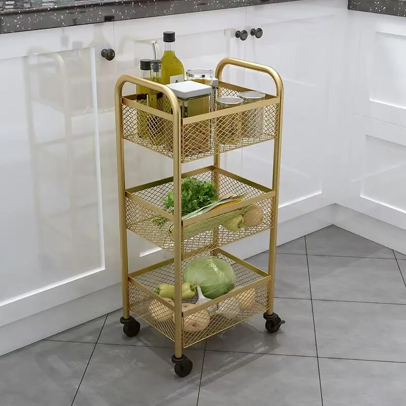 

Beauty Cart Trolley Storage Rack Wheel Barber Shop Nail Salon Special Tool Cart Snack Storage Rack Bar Cart for Kitchen Rolling