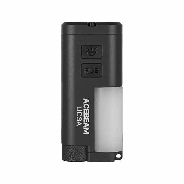 

Acebeam UC3A Compact Multi-Color EDC Light 270 Degrees Visible RGB Auxiliary Lightweight Flashlight with 10440 battery