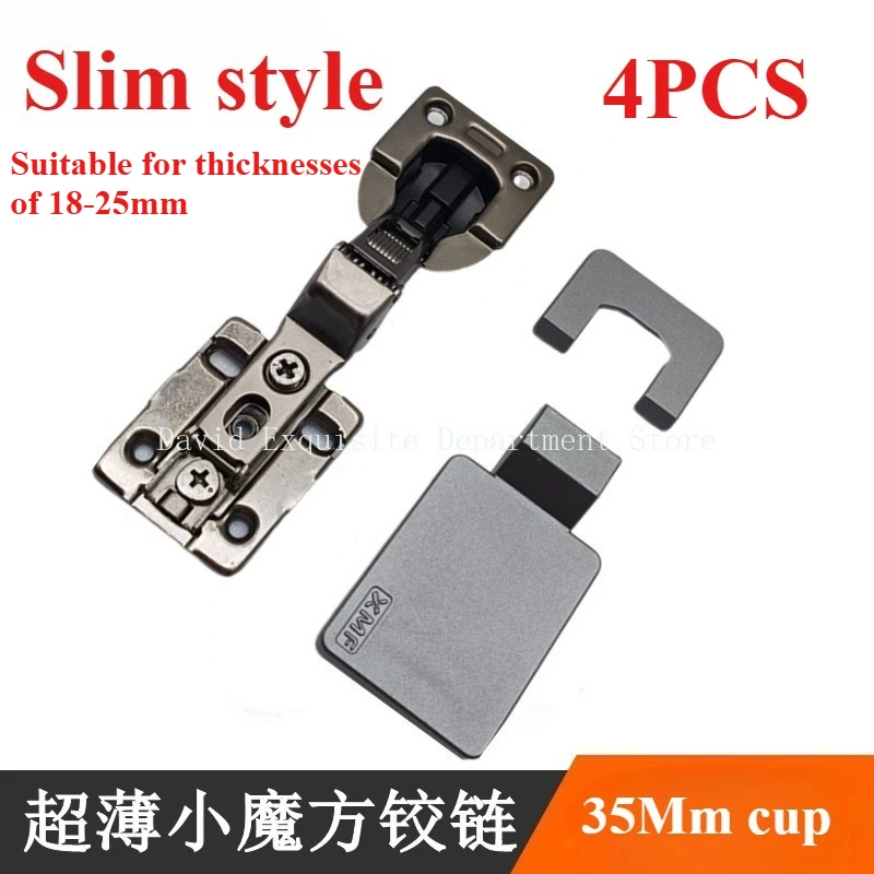

Magic Cube Hidden Metal Hinges Invisible Hydraulic Damper Soft Close Furniture Wooden Door Hinge for Kitchen Cabinet Cupboard