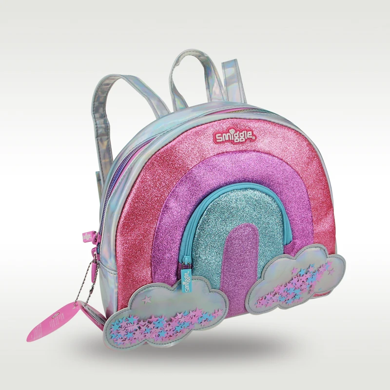 Mochila de mochila arco-íris, bonito e versátil, Austrália Original Smiggle, venda quente, 11 em