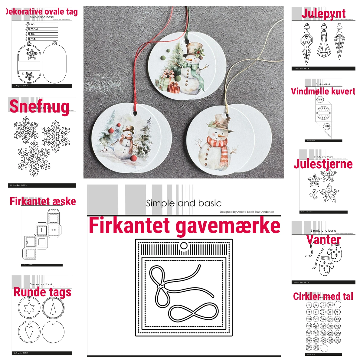 Christmas Decorative Star Oval Tags Square Box Windmill Envelope Metal Cutting Dies DIY Scrapbooking Card Cutting Dies 2025 new