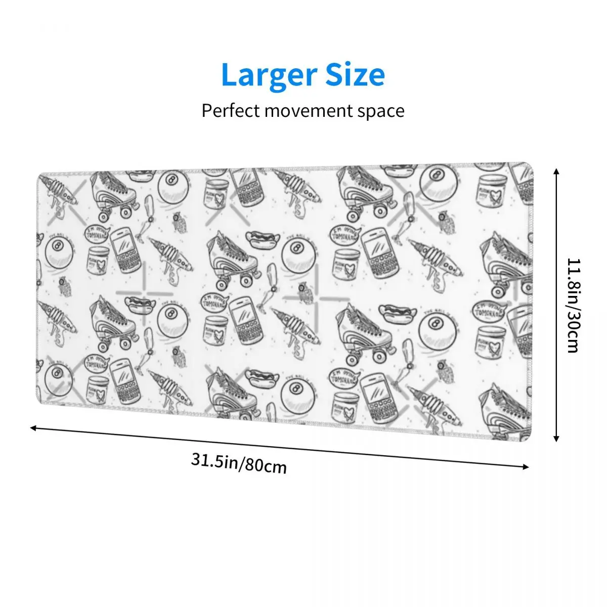 Starstruck Tattoo Flash Sheet Rubber Keyboard Pads