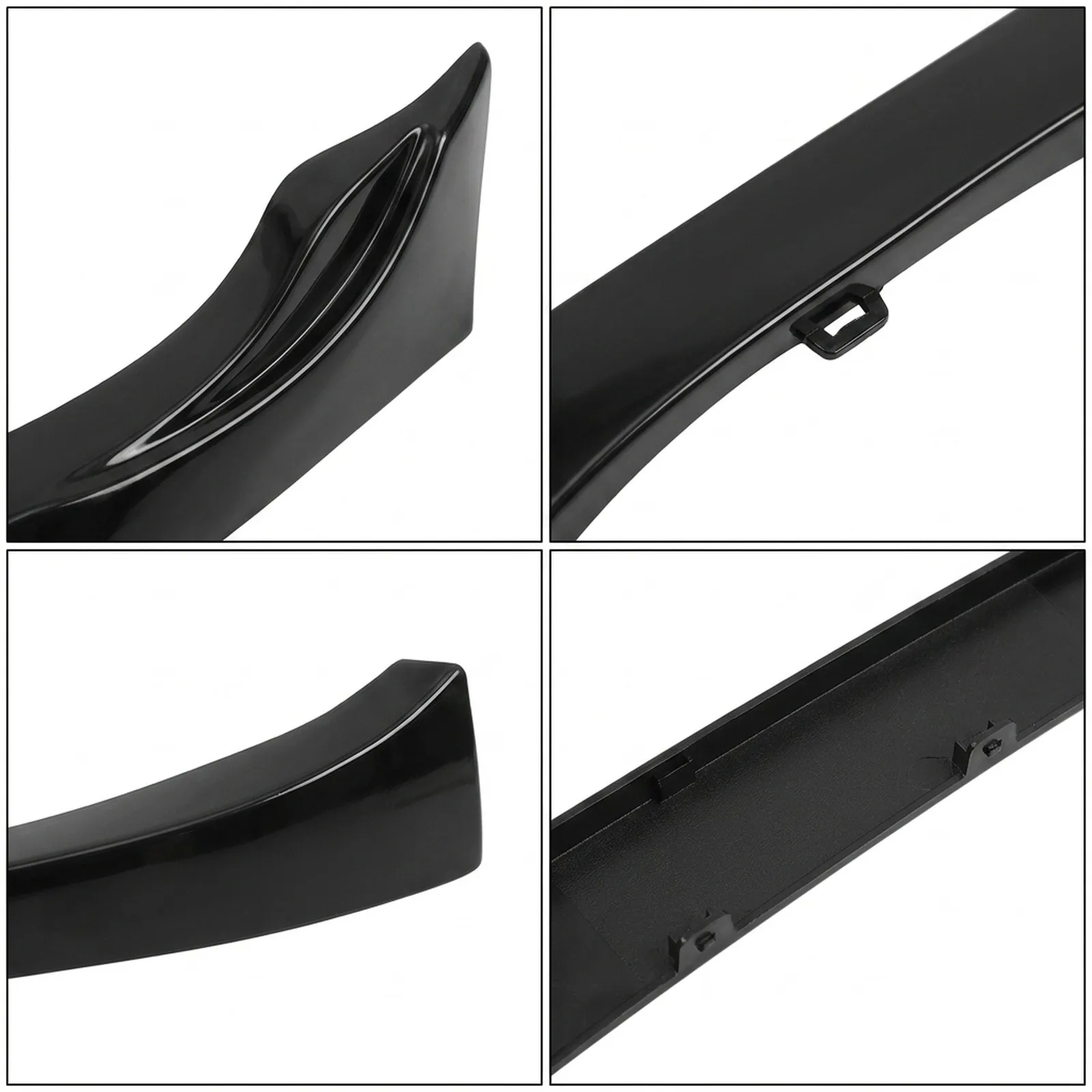 Headlight Lower Eyelid Cover Trim Pair for BMW E46 for 325xi for 330xi Sedan Models 2001 2005 ABS Plastic Exterior Replacement