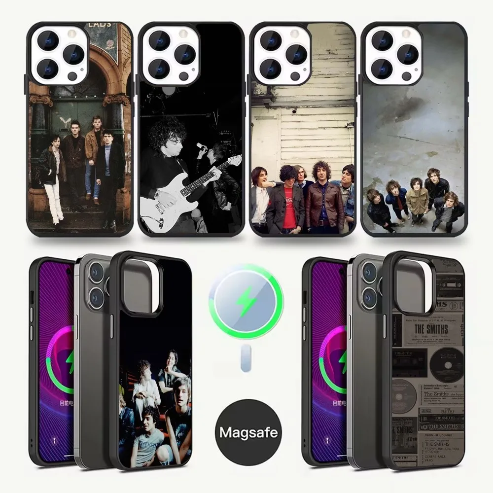 

The S-Smiths Band Phone Case For iPhone 16,15,14,13,12,11,Pro,Max,Plus,Mini,Magsafe,Magnetic Wireless Charging Case