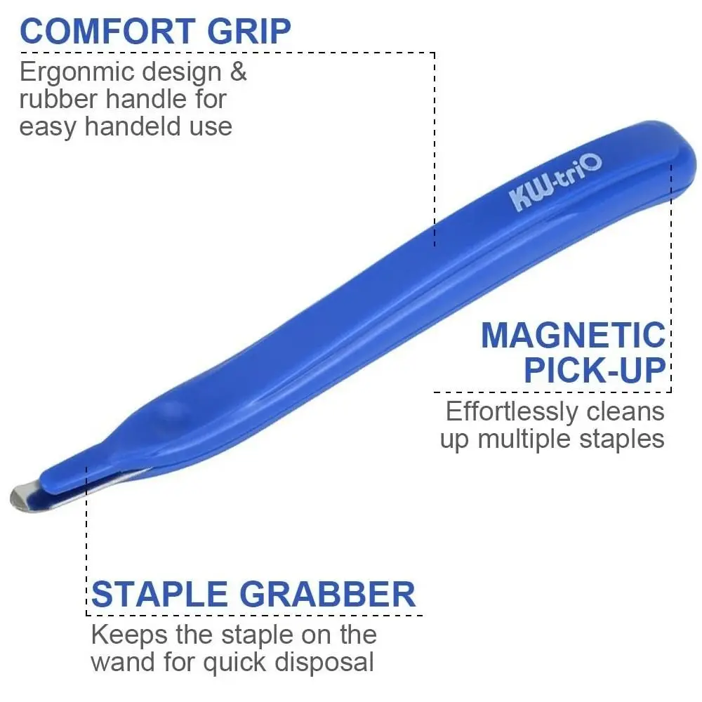 Home School Office Supplies Student Stationery Staples Removal Tool Magnetic Staples Remover Pen Shape Staples Puller