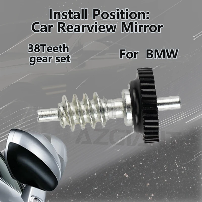 

AZGIANT For BMW X1 E84/X3 G01 G08 M F97 F25/X4 F26/M3 E90/M5 F10 F90 Car 38T black gear of Power folding side view mirror Motors