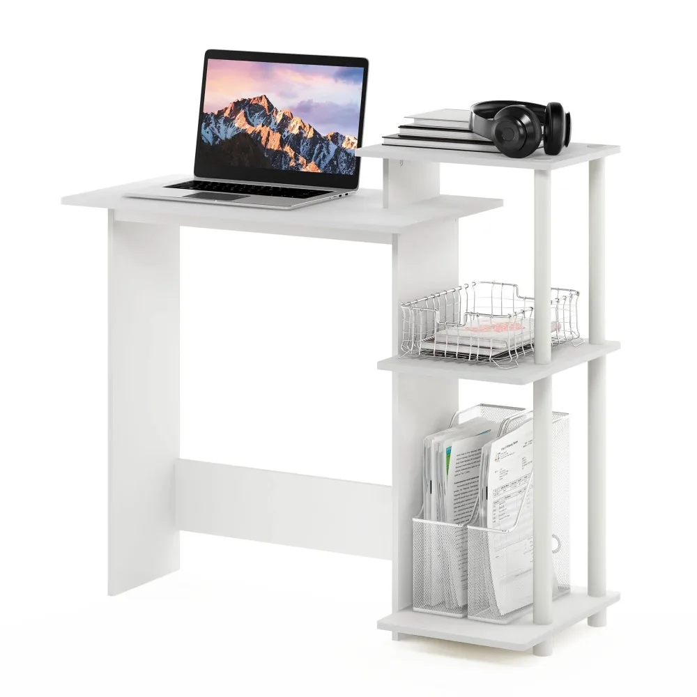 2024 Furinno Efficient Home Laptop Notebook Computer Desk White