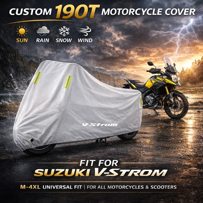 

Чехол для мотоцикла SUZUKI Vstrom DL 250 650 1000 V-Strom 650XT 1000XT Vstrom650 Vstrom1000, водонепроницаемый, с защитой от ультрафиолета