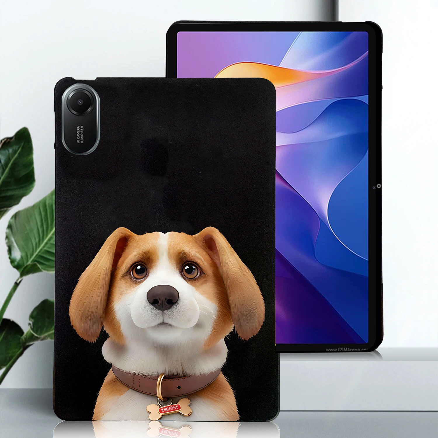 For Xiaomi Redmi Pad 2 11 Case Pattern Printing Slim TPU Tablet Protective Cover - Harrier Beagle