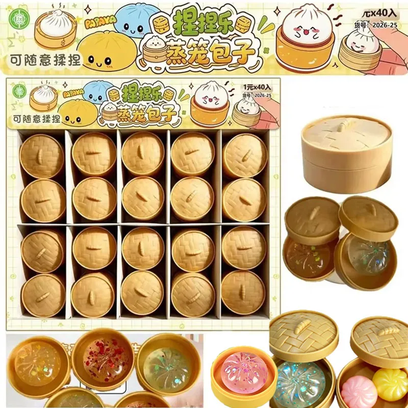 Kristall-Dampfnudel-Quetschspielzeug, Mini-Teigtaschen-Ball, Entspannungs-Fidget-Spielzeug zur Angstlinderung, Party- und Weihnachtsgeschenk, Überraschungsbox – Detail 2