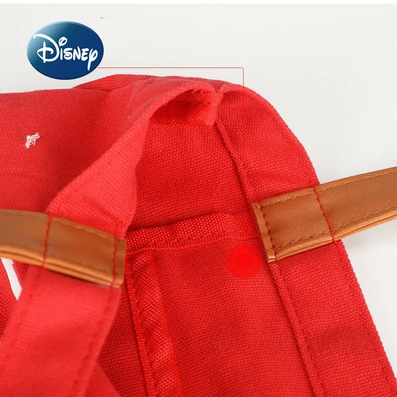 Disney Mickey Original New Women's Handbag Cartoon Fashion Women's Bag Large Capacity High Quality Cartoon Fashion Canvas Bag