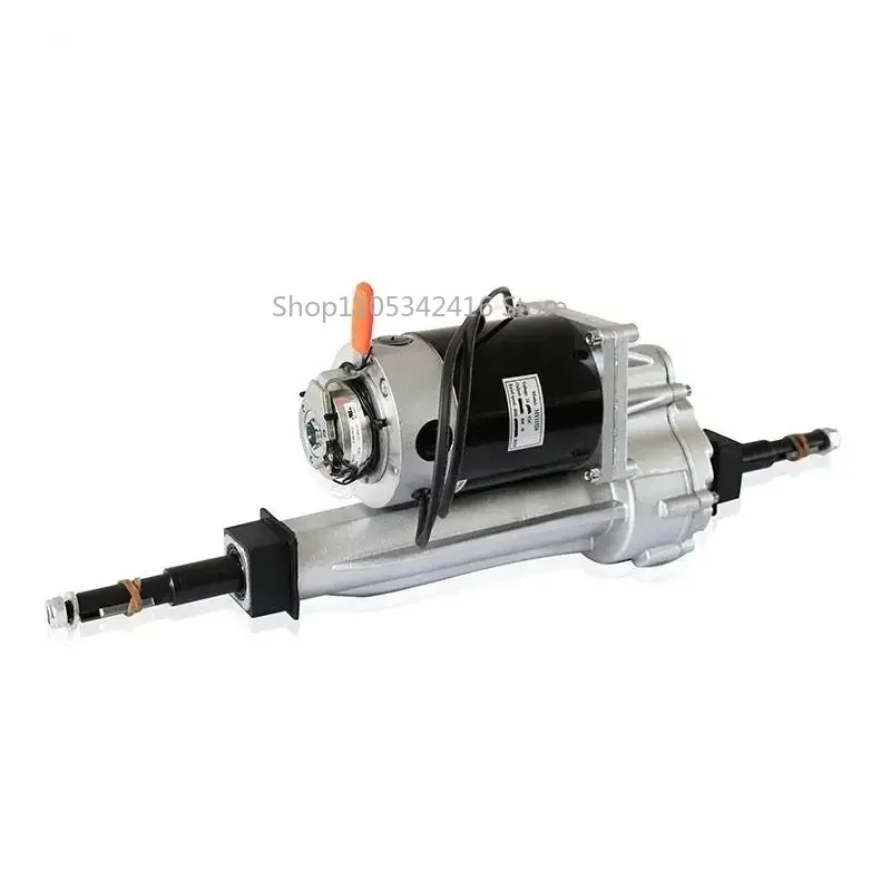 24V-48V DC Mini Transaxle Motor, Rear Drive Conversion Axle for Electric Wheelbarrow, Wheelchair & Golf Cart