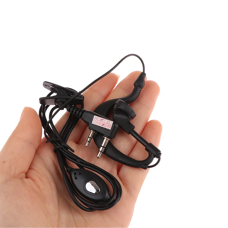 For Baofeng BF-888S UV5R Walkie-Talkie 992 Earwear 2 Pin K Type Walkie Talkie Headset Earphone Wired Two Way Ham Radio Earpiece