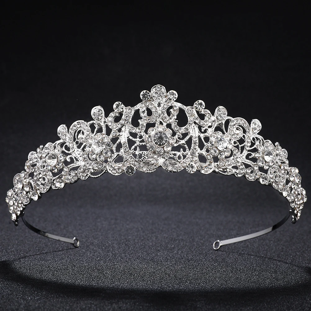 

1 pc Vintage Bridal Baroque Rhinestone Hairband Wedding Party Accessory Bridesmaid Crown Headdress For Women Girls Banquet