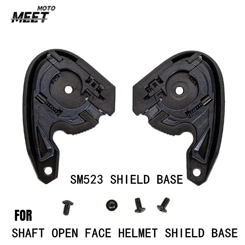 

Motorcycle Helmet Visor Len Base Adapter Support for SHAF SM523 Helmet Replacement Spare Part