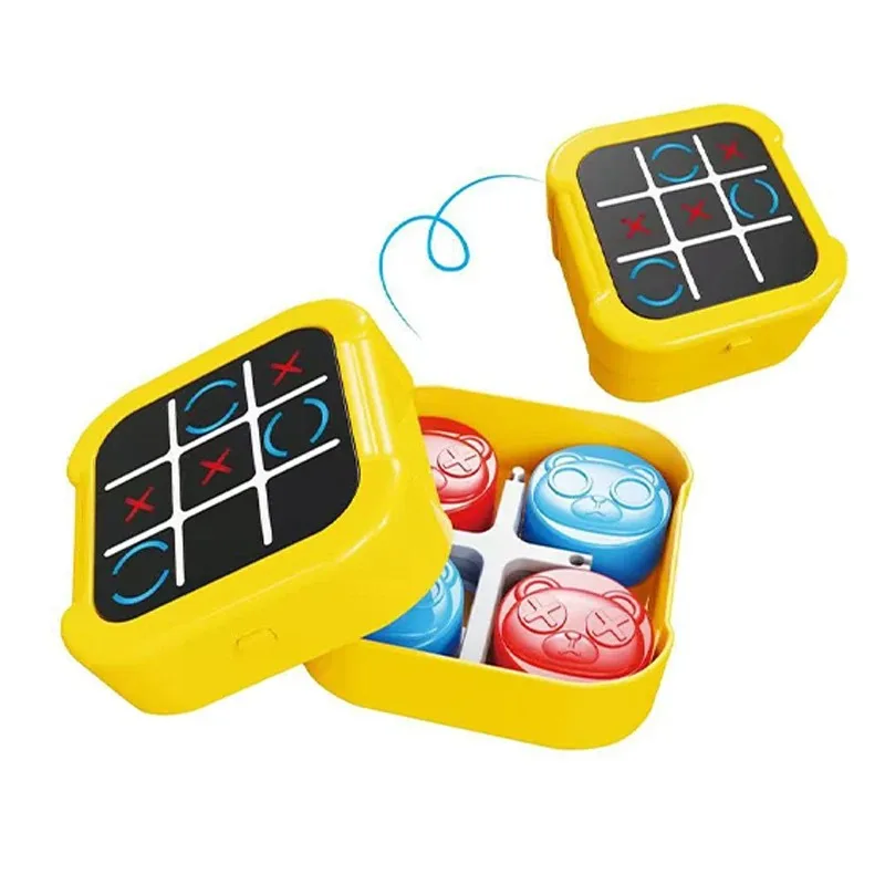 Tablero de ajedrez electrónico Tic Tac Toe, juguete de estrategia educativa multifuncional para niños, juego interactivo para el cerebro, diversión entre padres e hijos