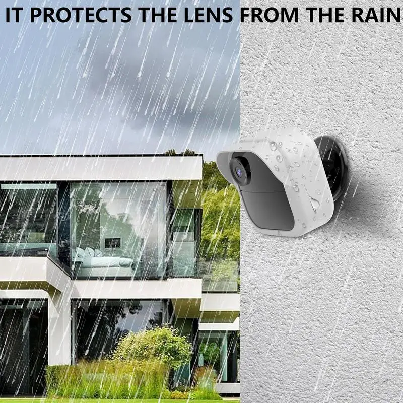 For Blinks Outdoor Camera Cover Protective Silicone Case Dustproof UV Light-Resistant Weatherproof Cover Soft For Blinks Outdoor