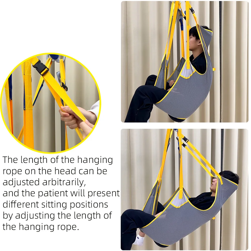 High-quality Transfer Machine Sling Transfer Device Mesh Sling Breathable for Bathing Injury to Elderly Disabled