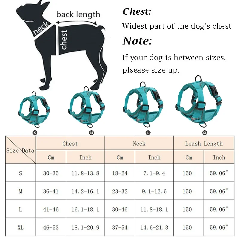 Reflektierendes Hundegeschirr und Leinen-Set für kleine bis mittelgroße Hunde, Haustierzubehör, Yorkies, Welpen, Katzengeschirr, Arnés Perro – Detail 1