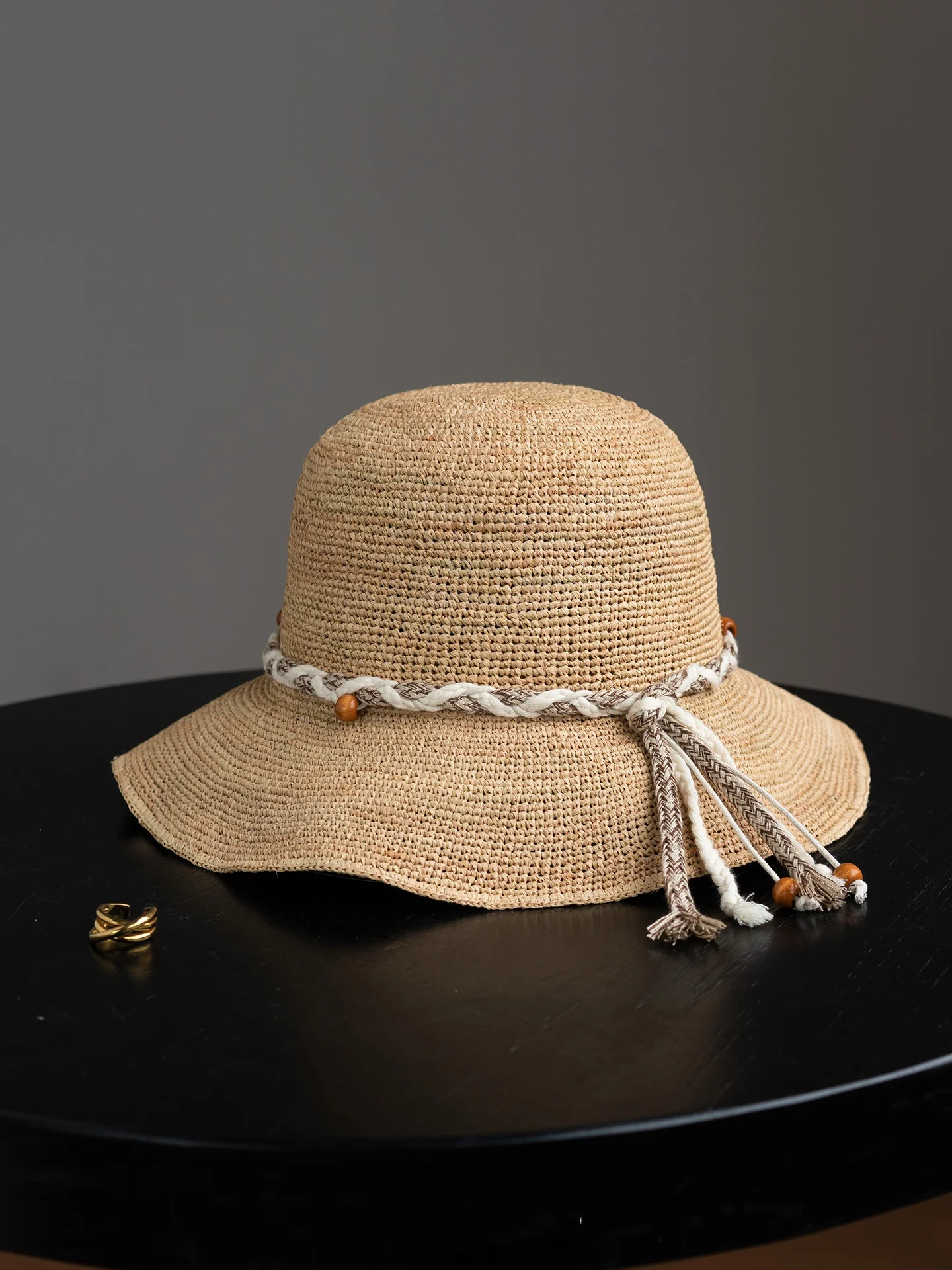 natural-laffey-straw-hat-women's-summer-foldable-wide-brim-sunshade-beach-vacation-hat-adjustable-comfortable-breathable