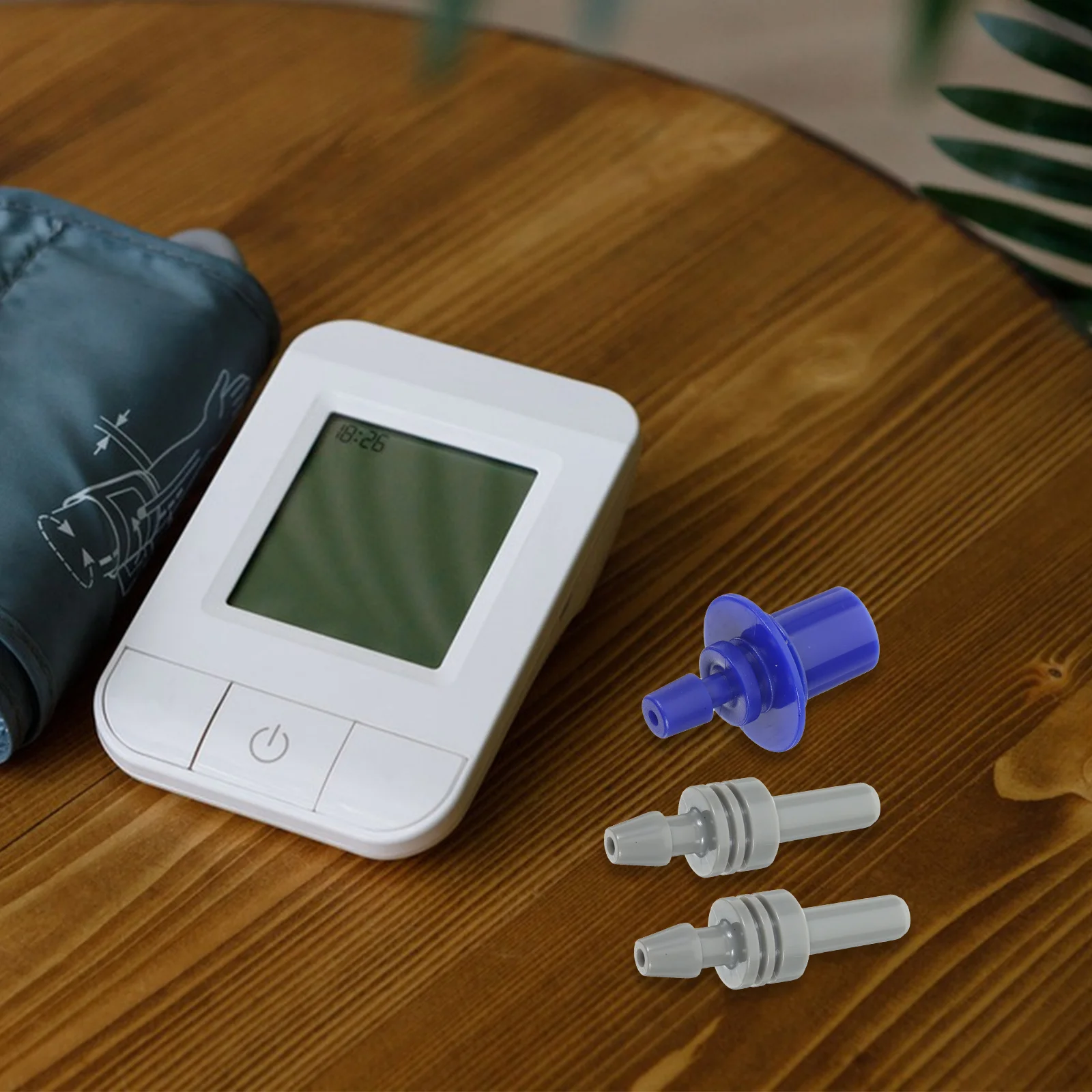 

5Pcs Blood Pressure Meter Connectors ABS Material Long-Lasting Cuff Connector for Arm Strap Replacement Sphygmomanometer