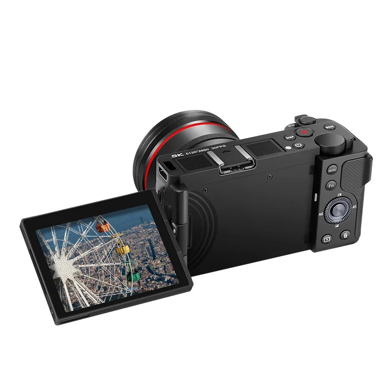 

OEM НОВАЯ камера видеоблога 4k Компактный размер Мини-SLR-камера с 10-кратным оптическим зумом для путешествий