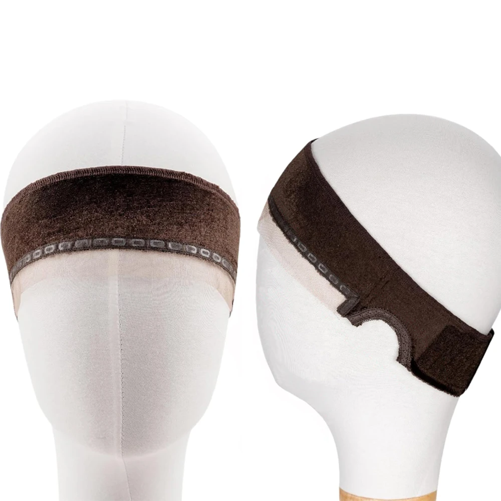 Lace Wig Grip Band for Women, Wig Gripper with Ear-Cutouts Natural Lace Edge, 1pcs Non-Slip Adjustable Wig Headband