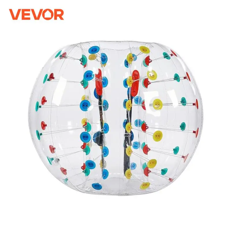 VEVOR 1-Pack 5FT كرات مصد قابلة للنفخ الجسم السومو زورب الكرة 0.8 مللي متر سميكة بولي كلوريد الفينيل فقاعة مطرقة لعبة بوبر لحديقة ساحة بارك